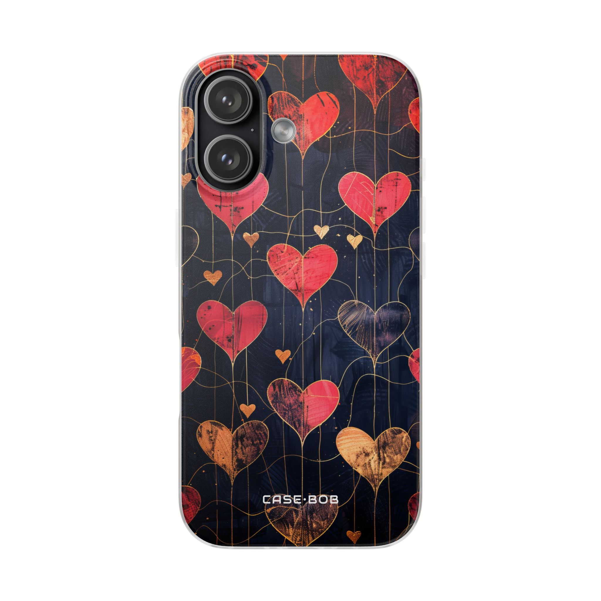 Golden Hearts Network iPhone 17 Case - Soft