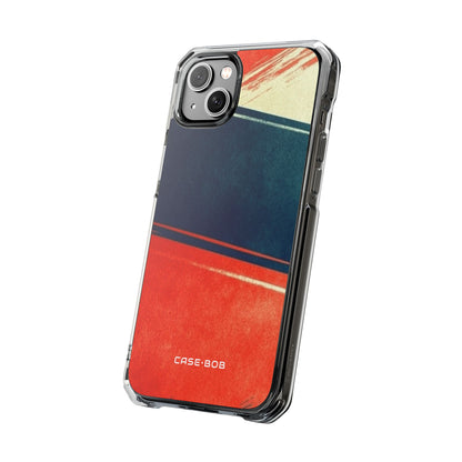 Blue Diagonal Motion iPhone 14 Plus Case - Impact