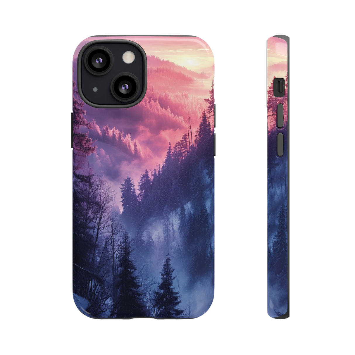 Forest Mountain Pastel Dream - Protective Phone Case