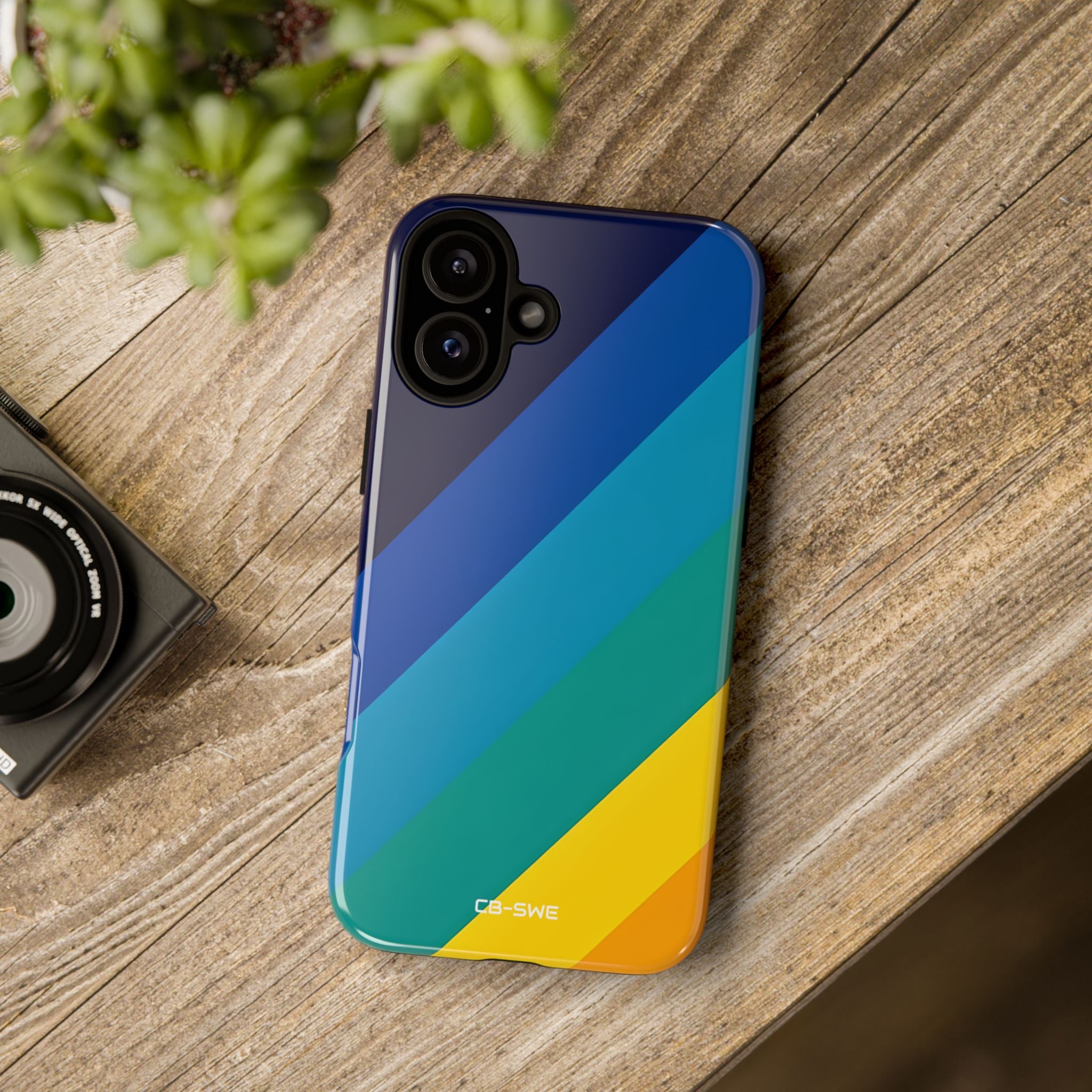 Diagonal Color Spectrum - iPhone Case