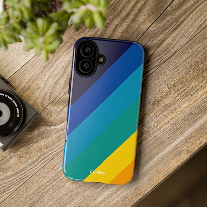 Diagonal Color Spectrum - iPhone Case