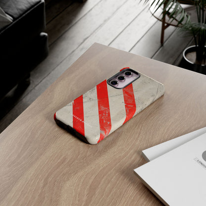 Striker Crimson Stripes Samsung S23 - Tough Phone Case