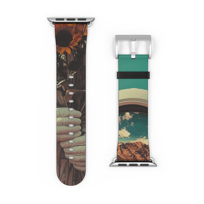 Auringonkukka Astronaut - Kellonranneke