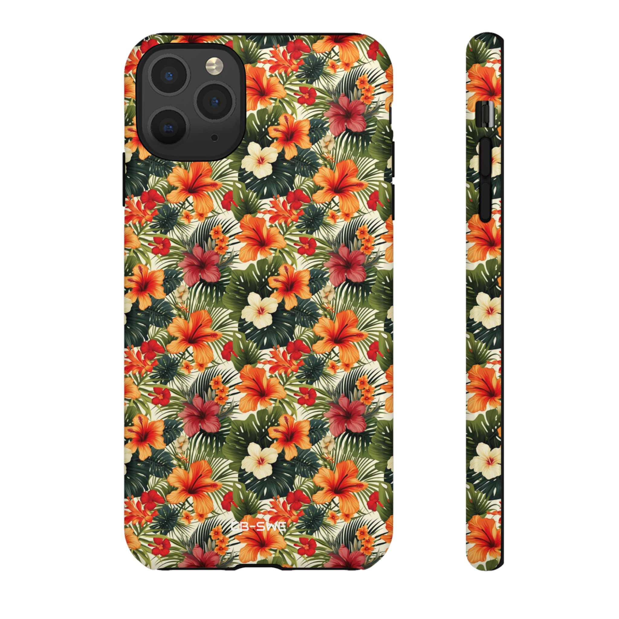 Tropical Blooms Flourish - iPhone Case