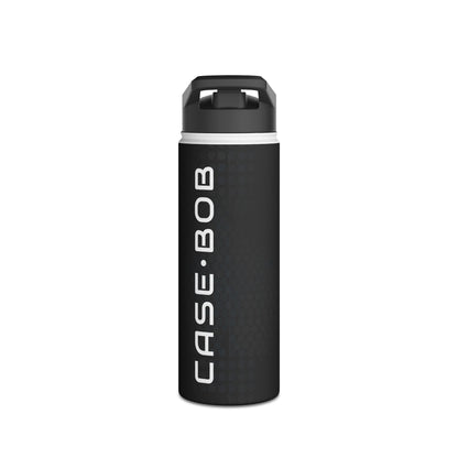 Tapered Dot Columns - Stainless Steel Water Bottle