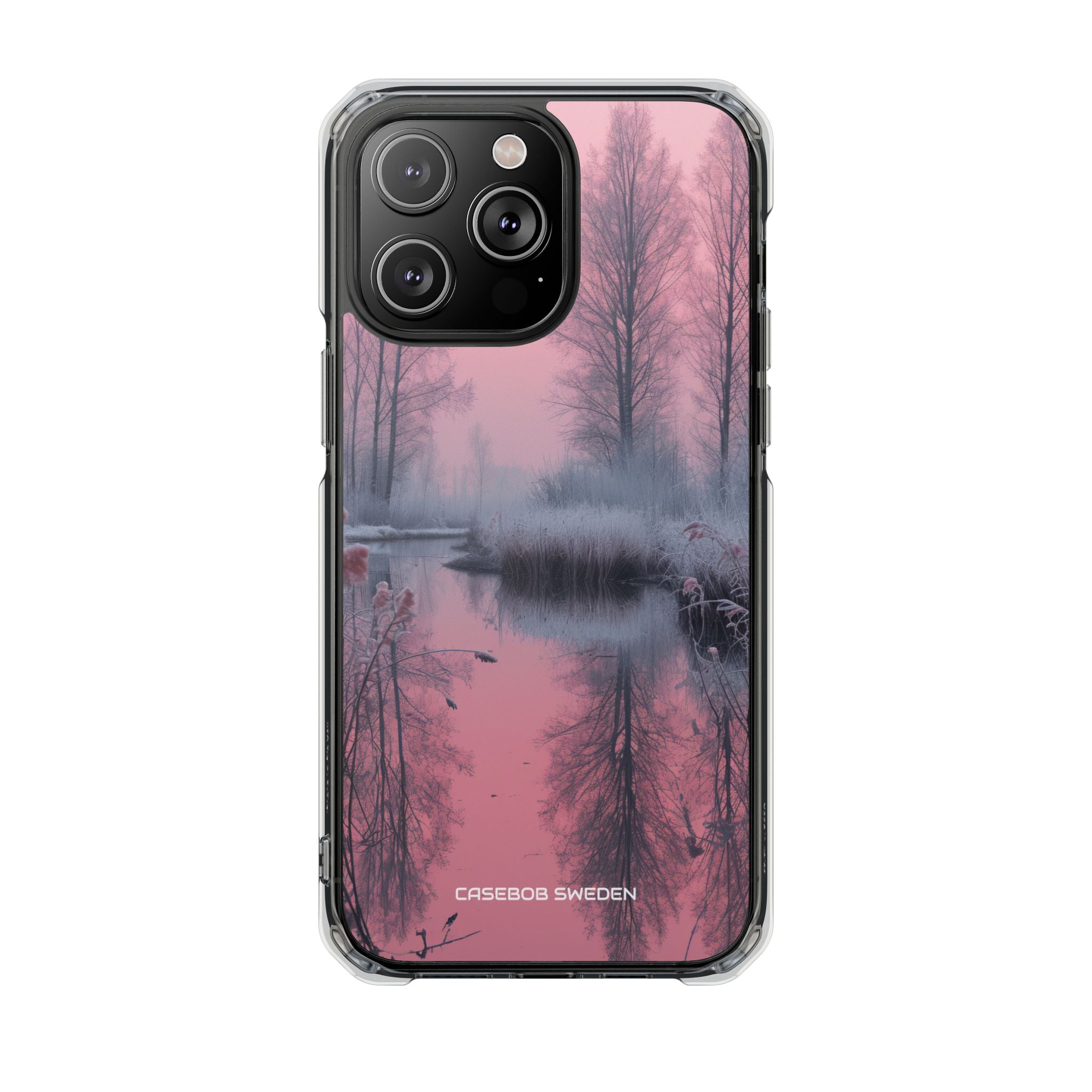 Pink Serenity Case - Clear Impact iPhone 14 Phone Case