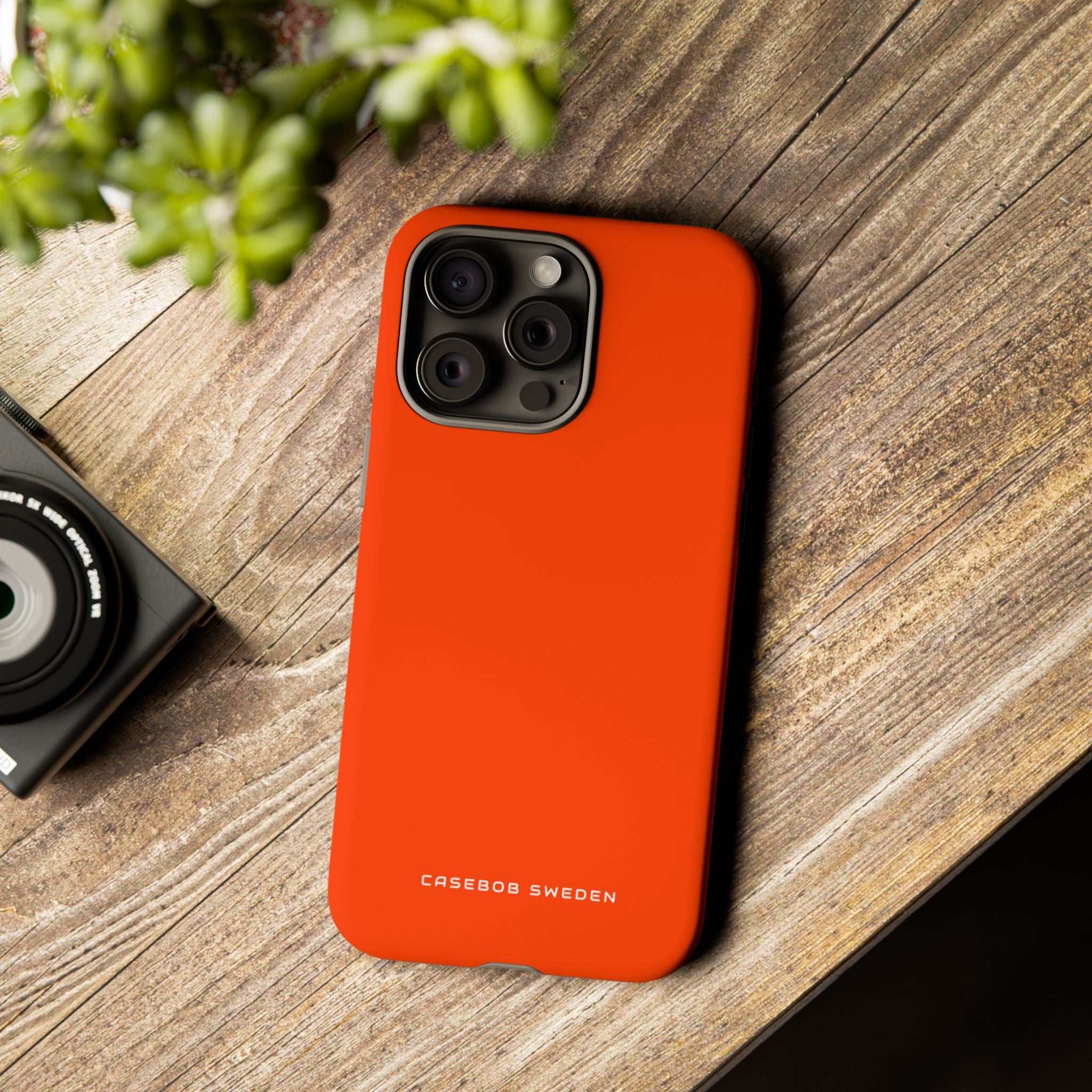 Orange Red iPhone 15 - Tough Phone Case