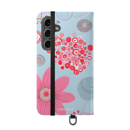 Outlined Bloom Radiance - Samsung S24 Case - Wallet
