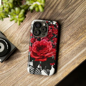 Rola Rose Gothic Flower - Protective Phone Case