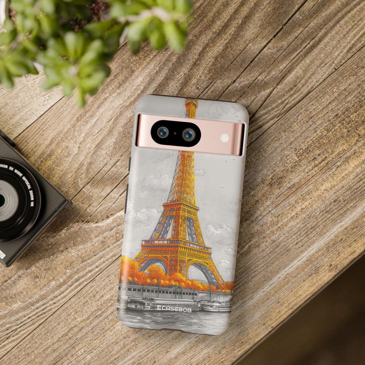 Autumnal Parisian Glow | Protective Phone Case for Google Pixel