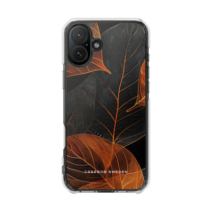 Autumn Leaf Elegance iPhone 16 - Clear Impact Phone Case