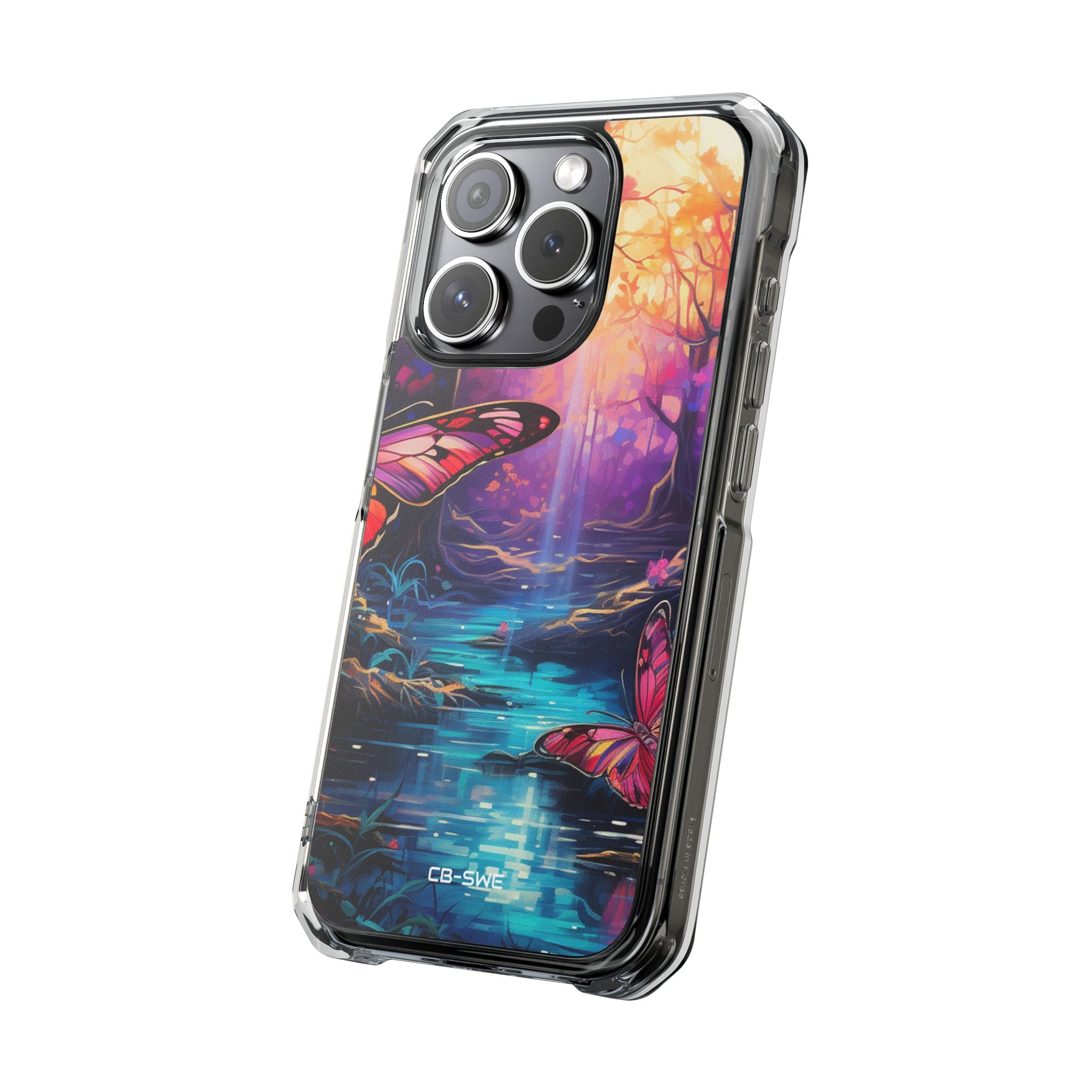 Enchanted Butterfly Forest iPhone Case - Impact