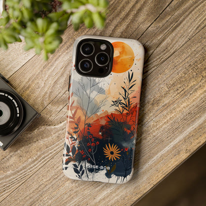 Orange Solstice iPhone 16 Pro Max Case - Tough