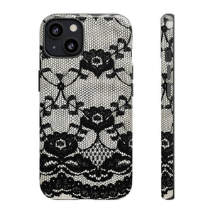 Lilrunge Gothic Flower - Protective Phone Case