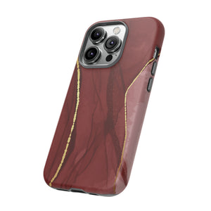 Dark Red - Protective Phone Case