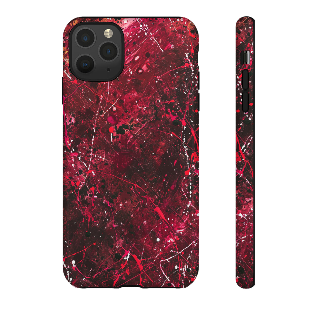 Crimson Splatter Dynamic - Protective Phone Case