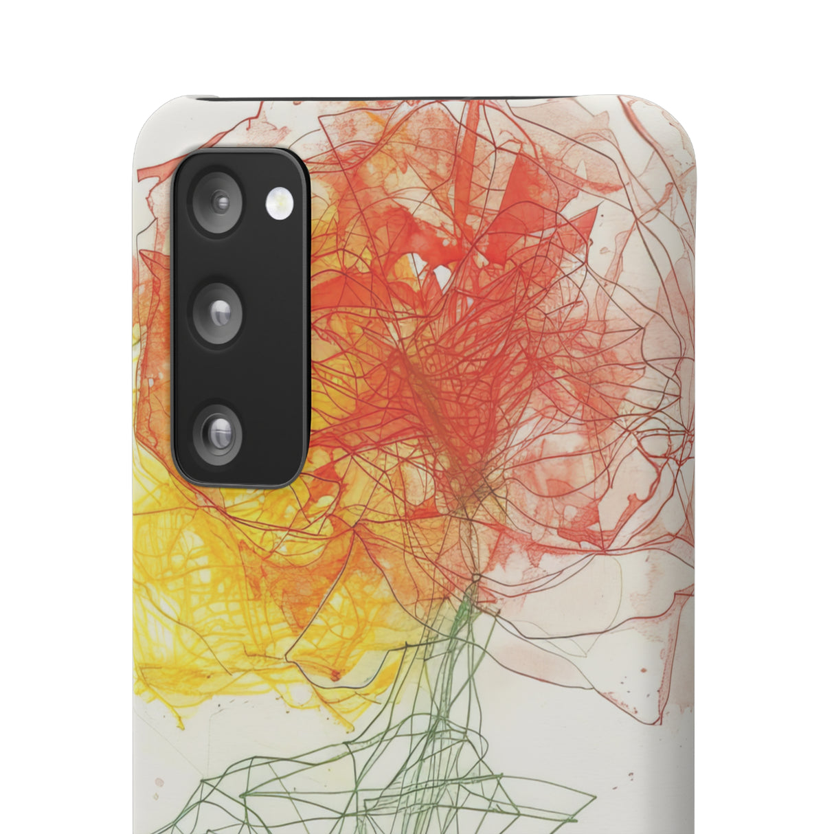 Fiery Blossom | Slim Phone Case for Samsung