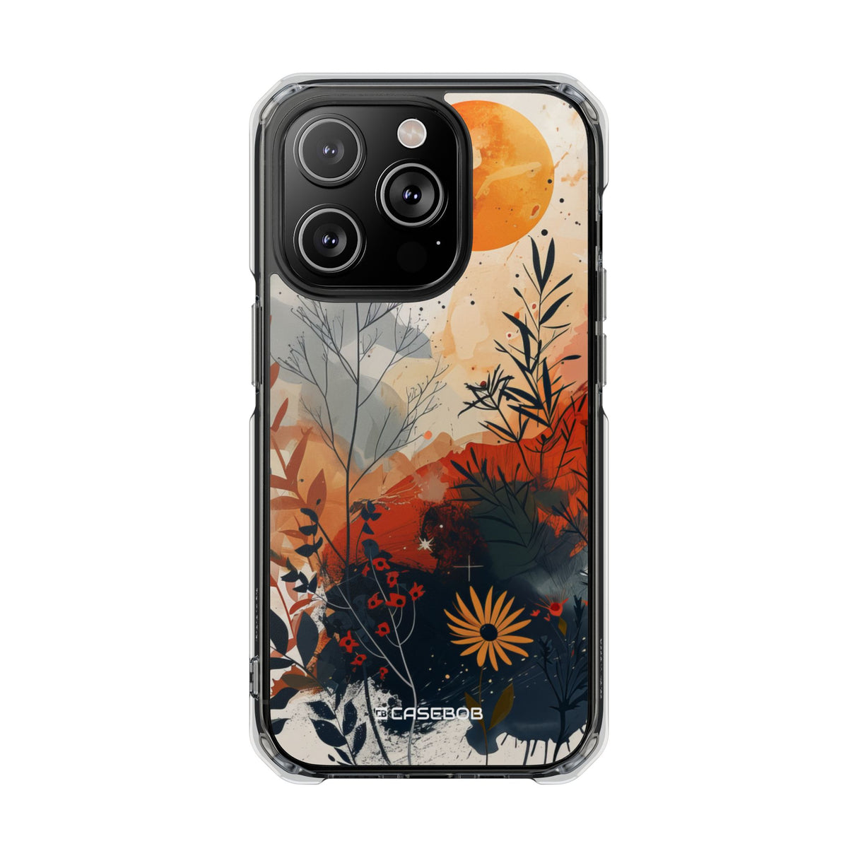 Celestial Botanica – Handyhülle für iPhone (Clear Impact – Magnetisch)