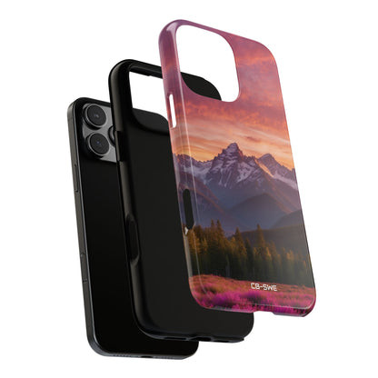 Mountain Peaks Glow - iPhone Case