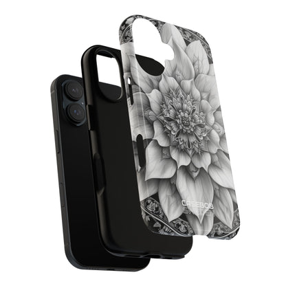 Cosmic Floral Mandala iPhone 16 - Tough