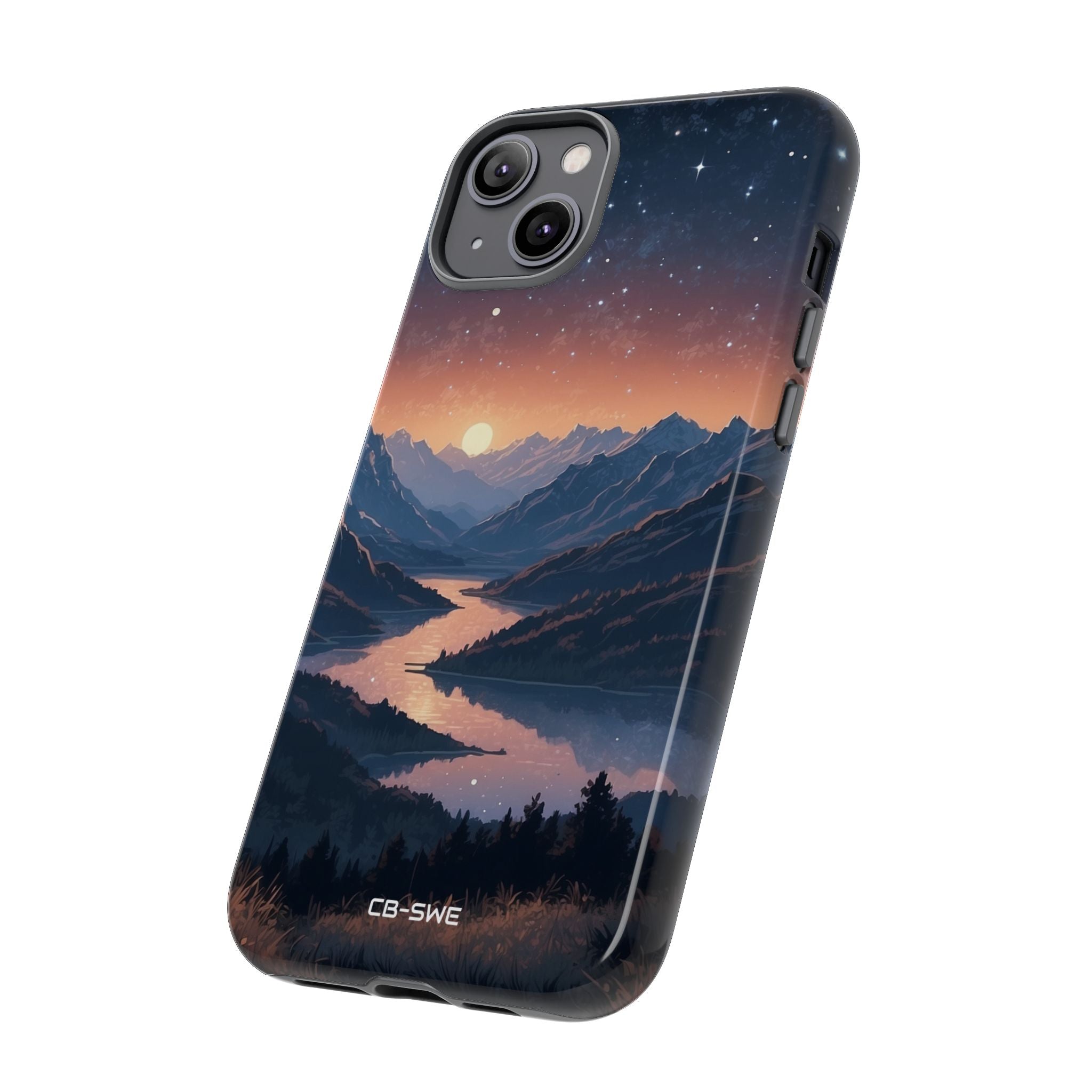 Mountains Embrace Light - iPhone Case