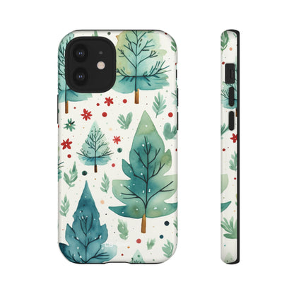Joyful Evergreen Dance - iPhone Case