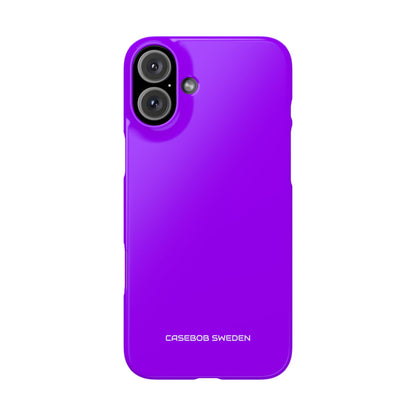 Vivid Violet - Slim iPhone 16 Phone Case