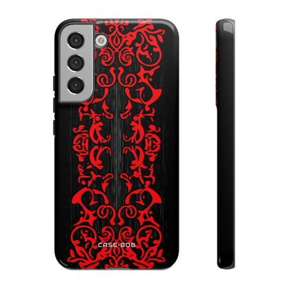 Crimson Spiral Samsung S22 Plus Case - Tough