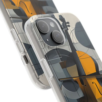 Cello Abstraction | Flexible Phone Case for iPhone