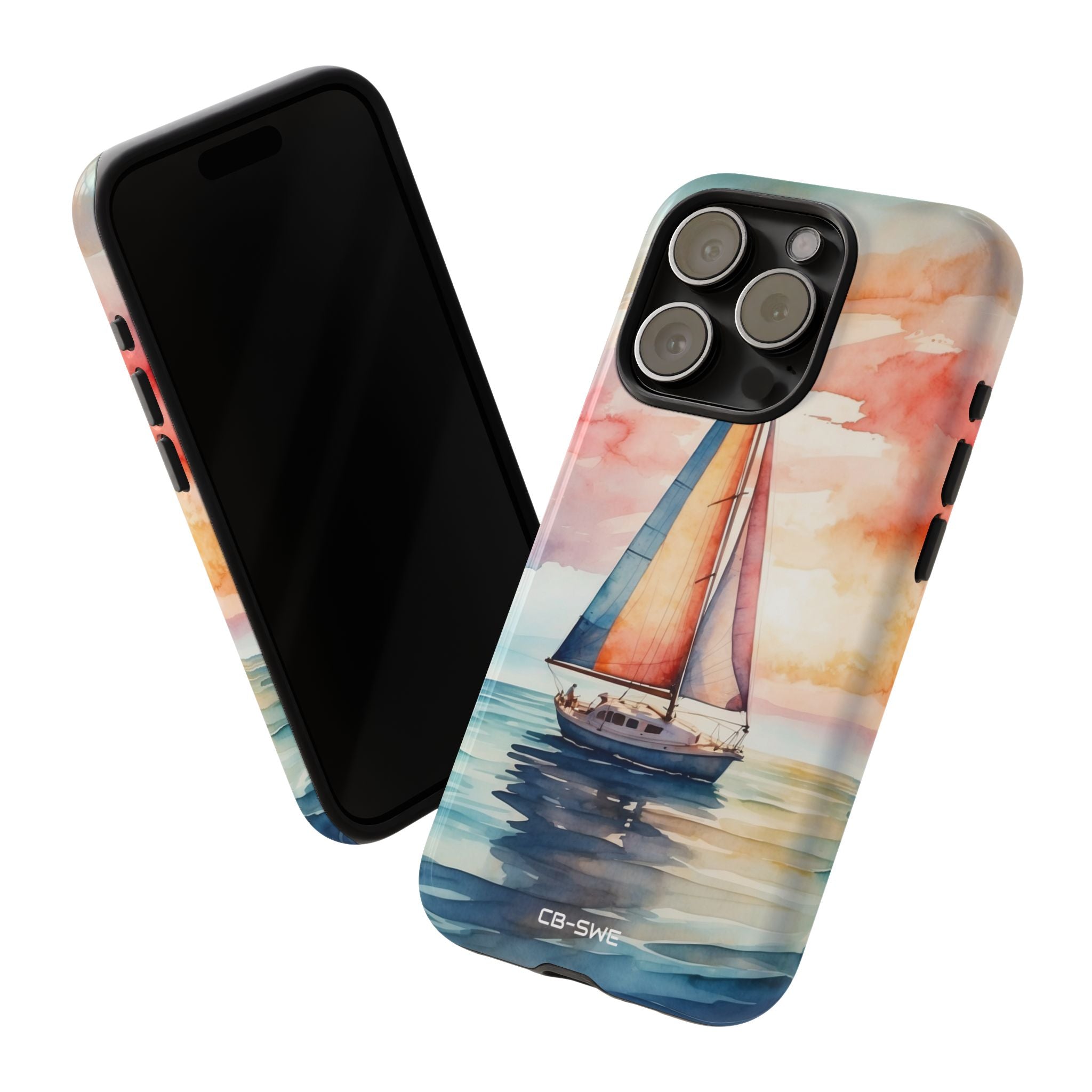 Sailboat Glides Calm - iPhone Case