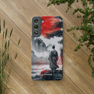 Serene Samurai Sunrise | Biodegradable Phone Case