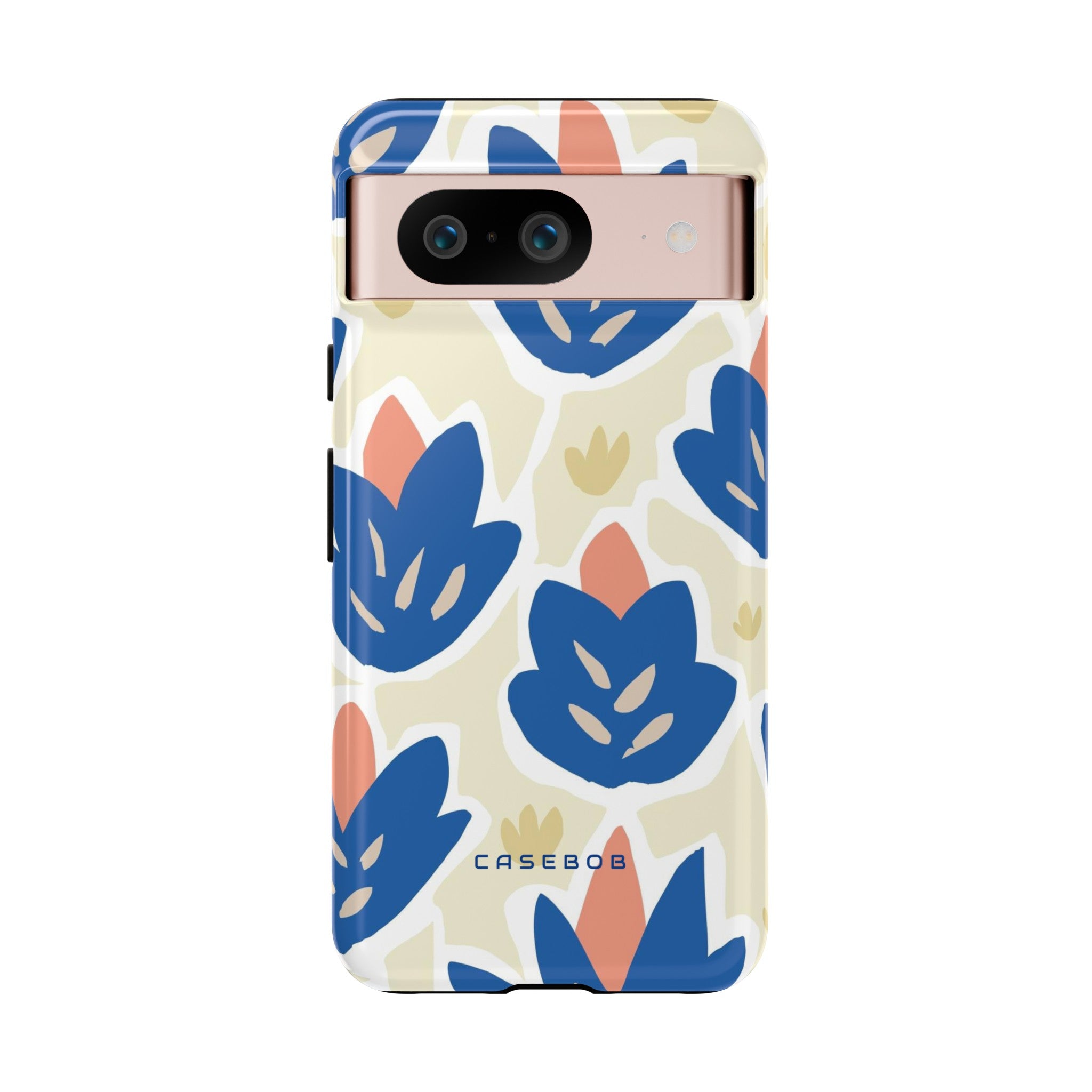 Blue Happy Flower - Protective Phone Case