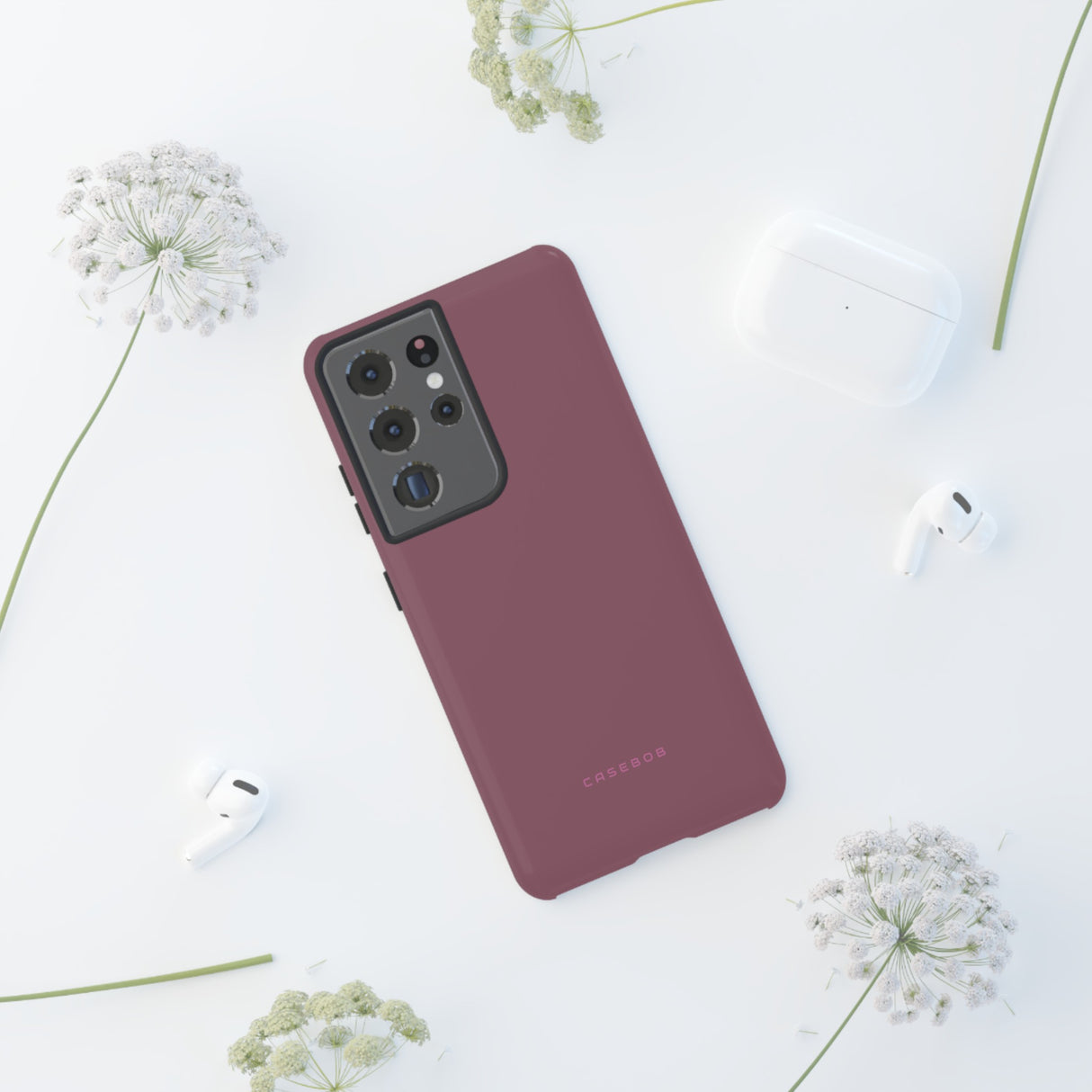 Mauve Taupe - Protective Phone Case