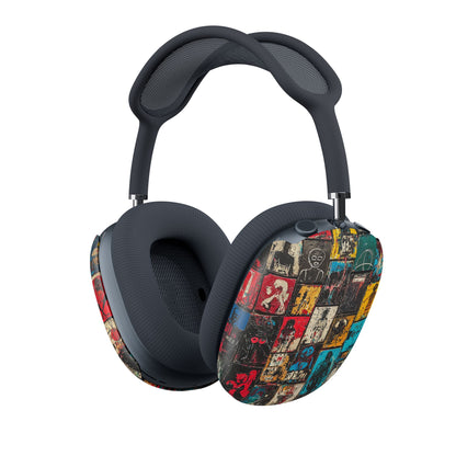 Portrait Grid Crimson - AirPod Max Case