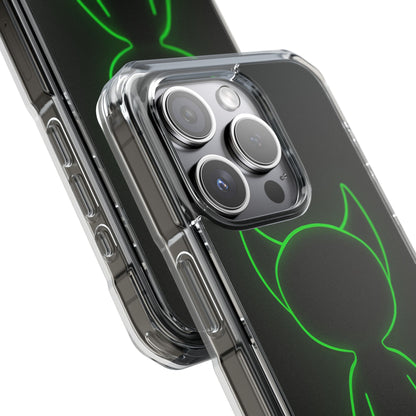 Neon Horned Glow iPhone 15 Pro Case - Impact