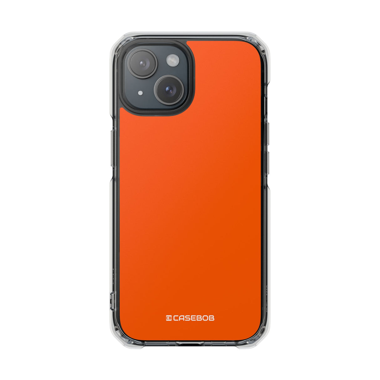 Orange Crayola | Handyhülle für iPhone (Clear Impact Case – magnetisch) 