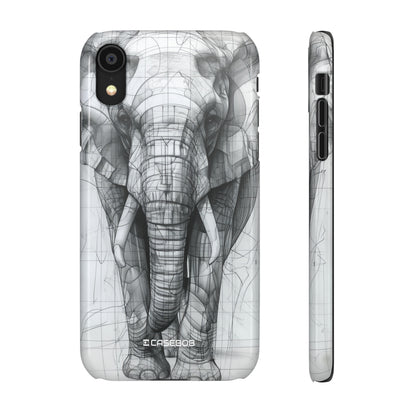 Technic Elephant | Slim Phone Case for iPhone