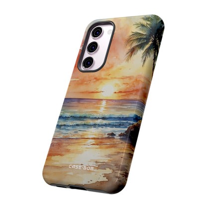 Sunset Palm Samsung S23 Plus Case - Tough