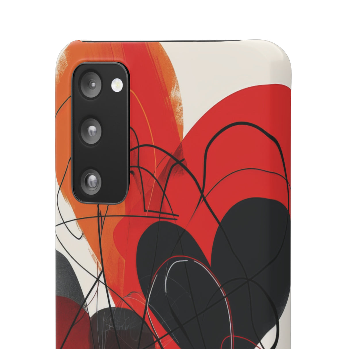 Fiery Hearts | Slim Phone Case for Samsung