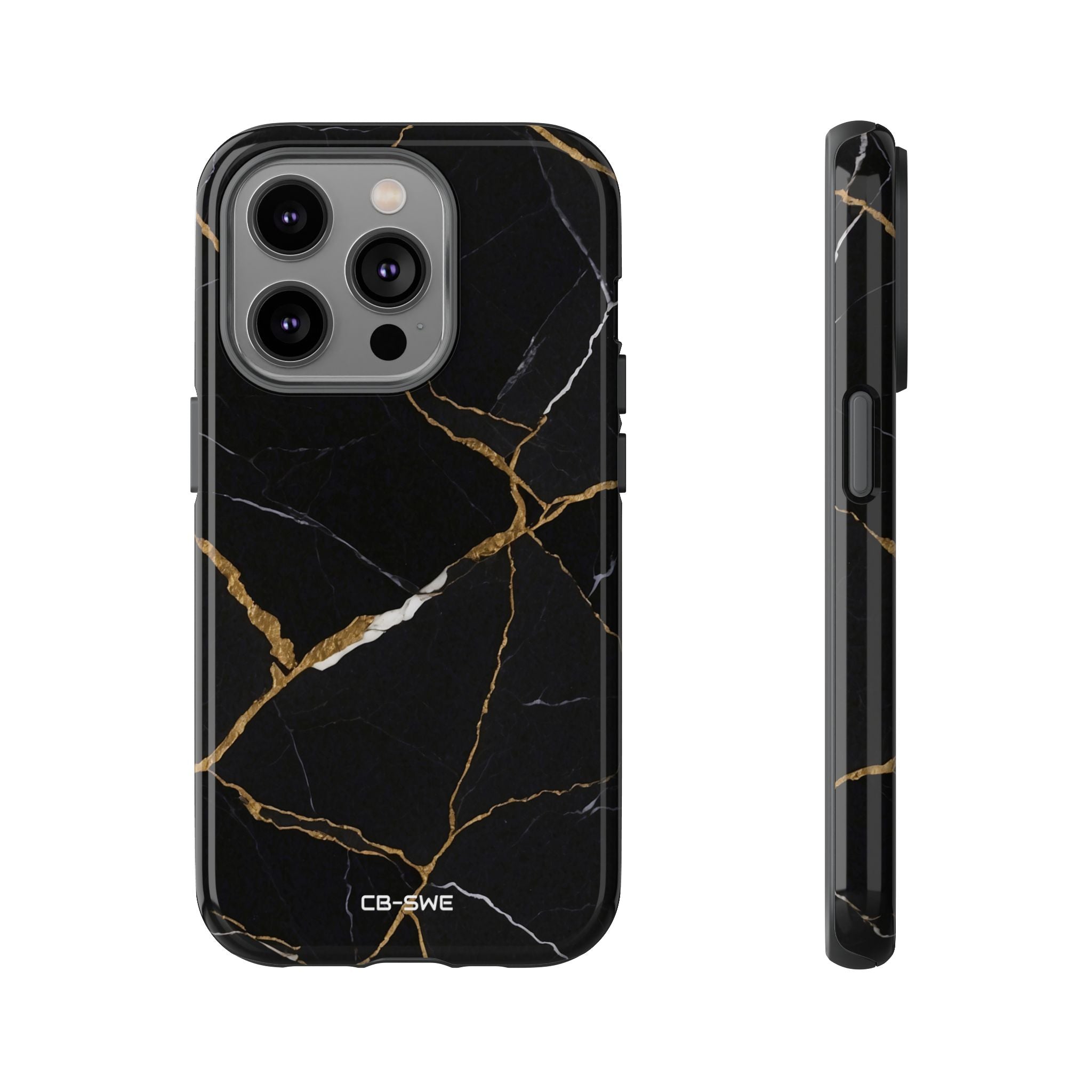 Golden Veins Emerge - iPhone Case