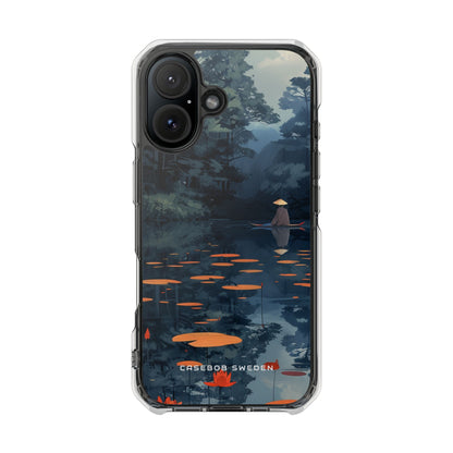 Tranquil Lotus Reflections iPhone 16 - Clear Impact Phone Case