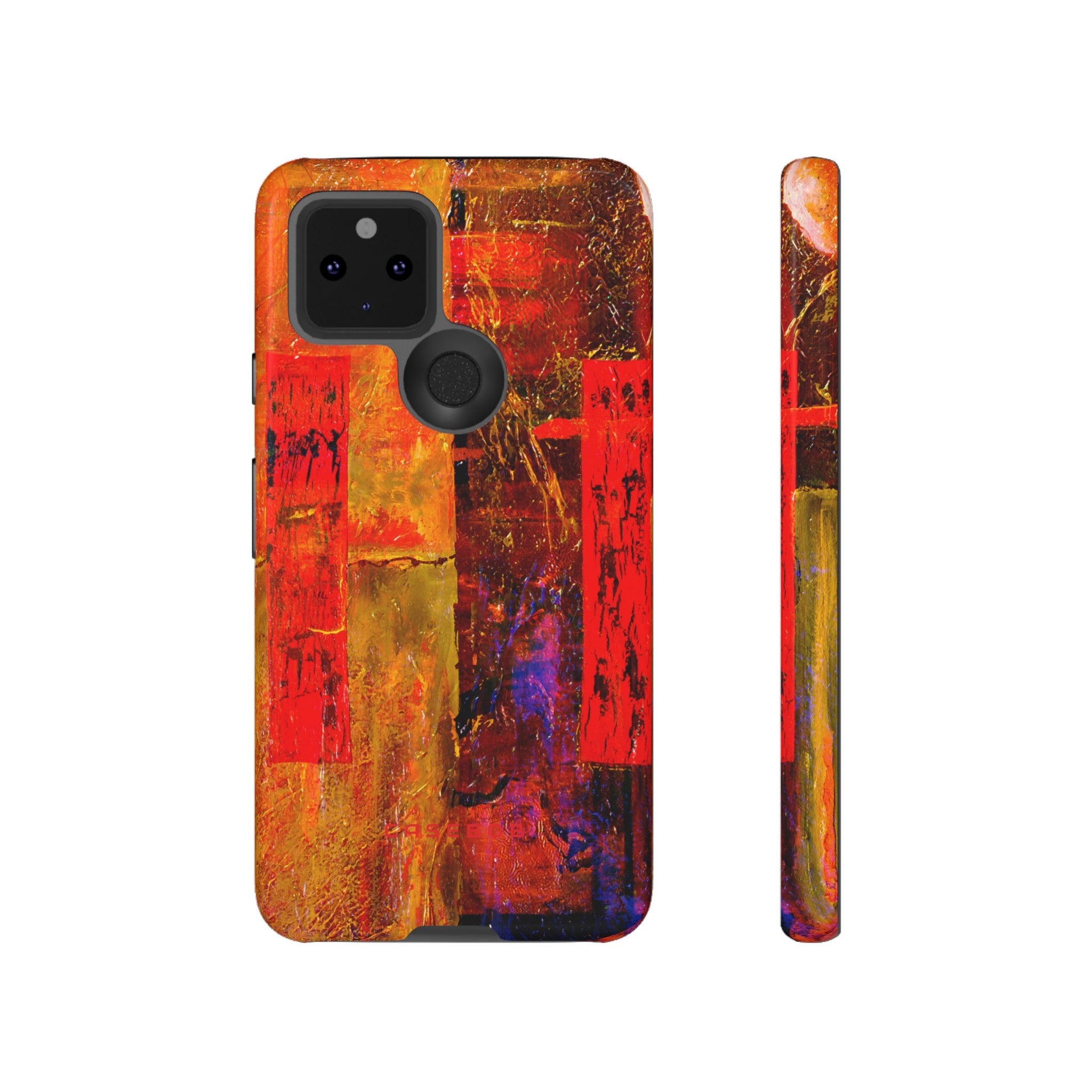 Red Oil Painting - Protective Phone Case