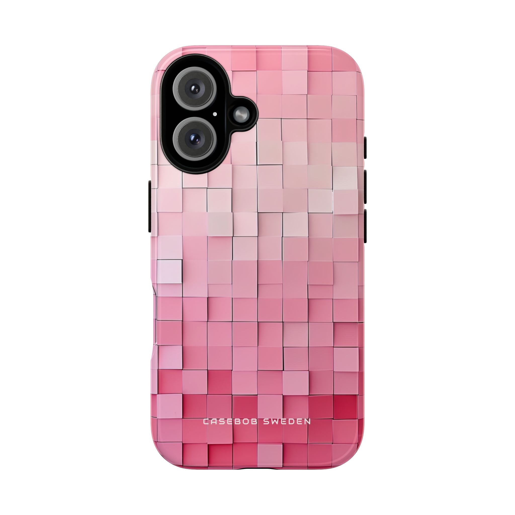 Gradient Pink Mosaic iPhone 16 - Robuste Handyhülle