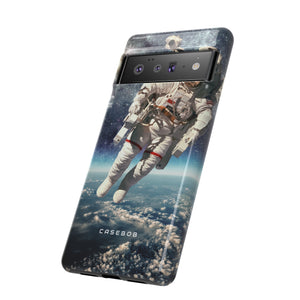 Astronaut in outer space - Protective Phone Case