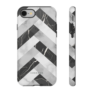 Grey Herringbone - Protective Phone Case