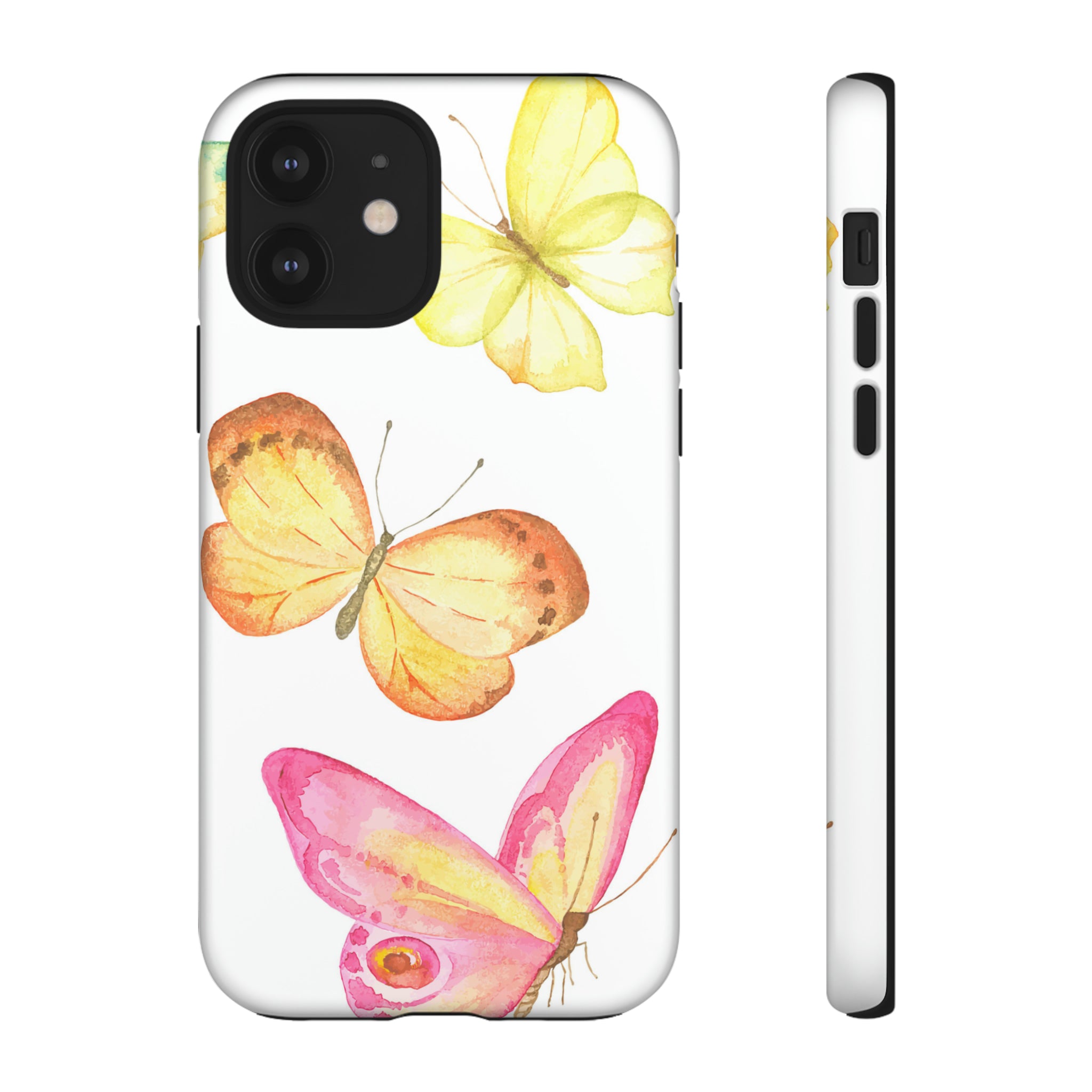 Watercolor Butterflyes - Protective Phone Case