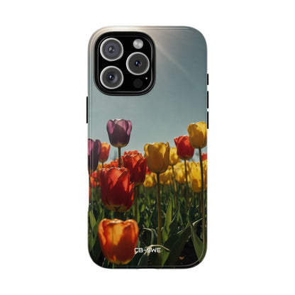 Tulips Embrace Sunlight - iPhone Case