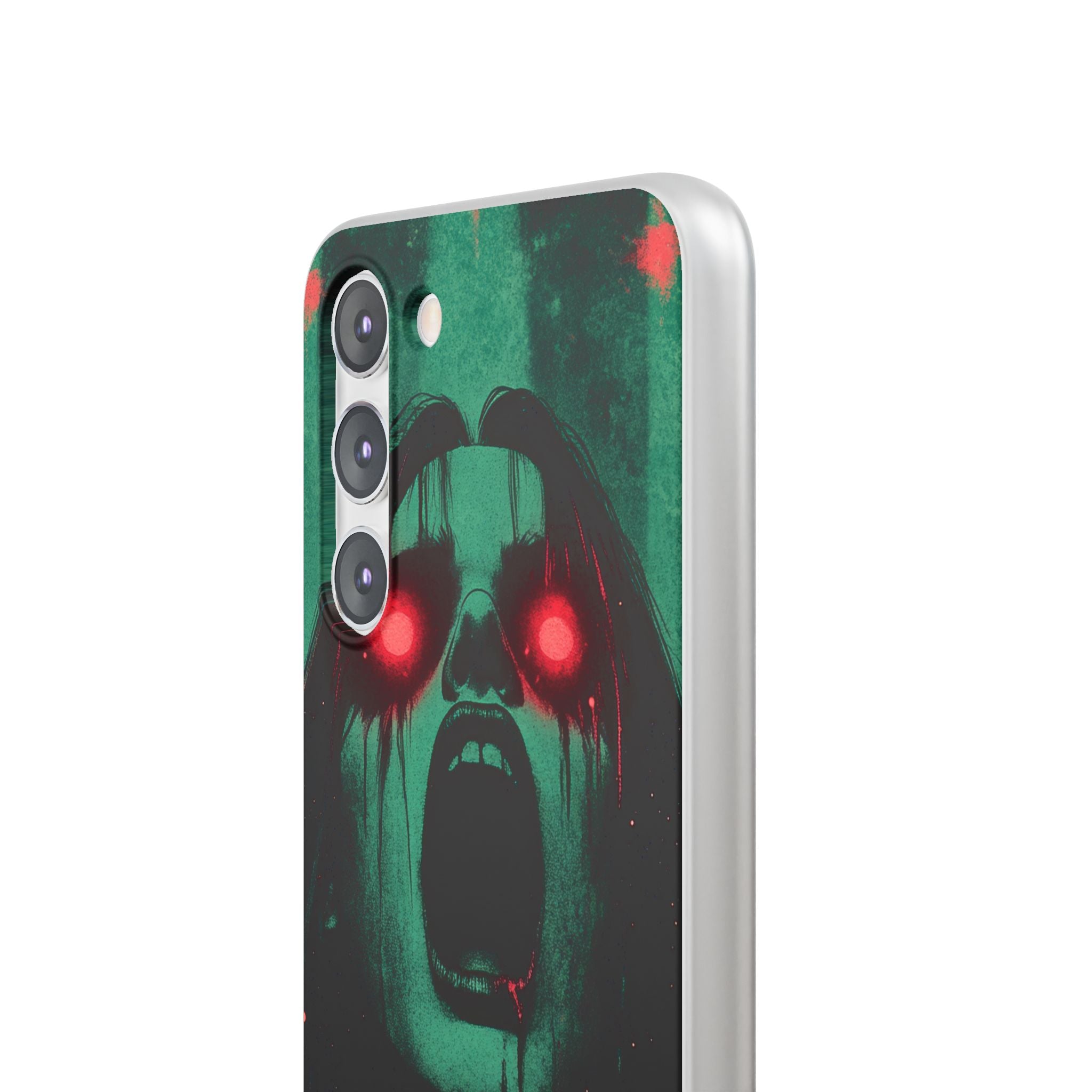 Haunting Glow of Gothic Eyes Samsung S23 - Flexi Phone Case