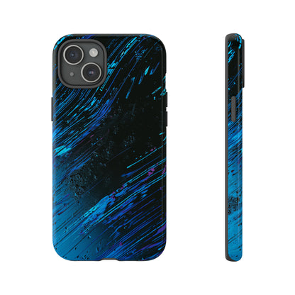 Cyber Stream: Digital Gradient - Protective Phone Case