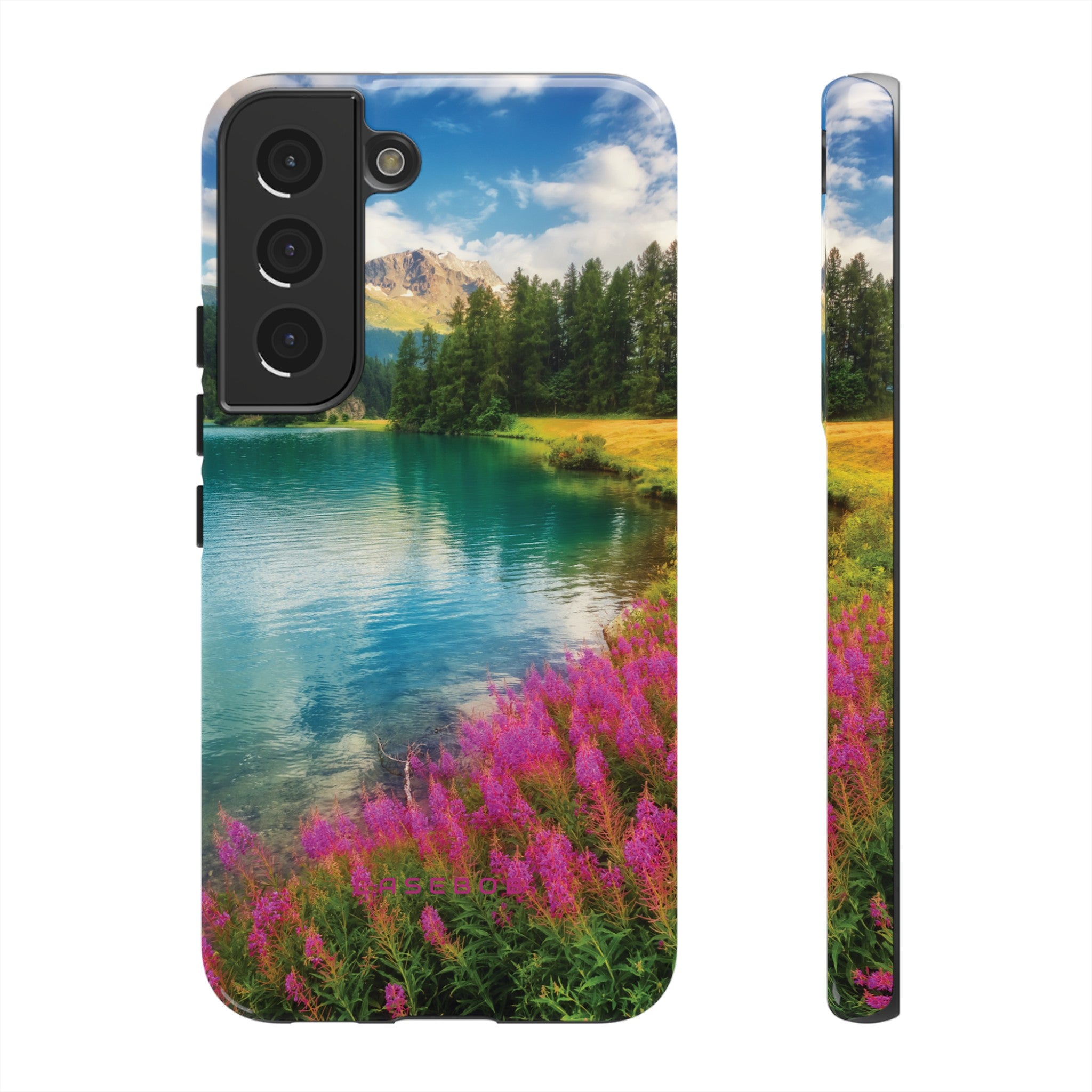 Azure Alpine Lake Phone Case - Protective Phone Case